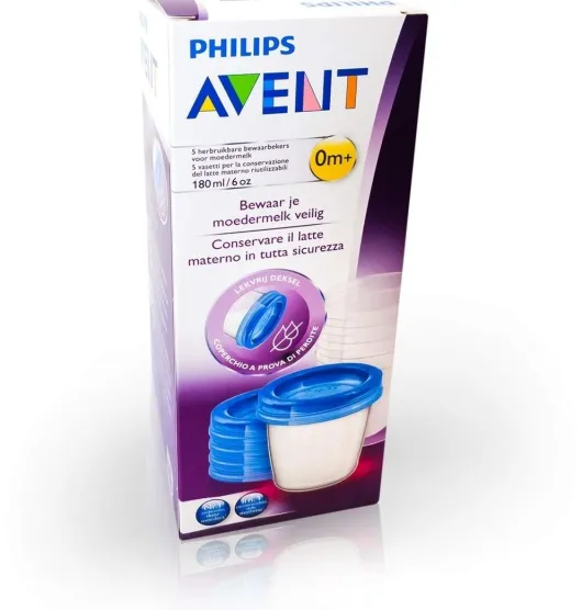 Avent Aufbewahrungssystem Für Muttermilch 5 X 180 ml