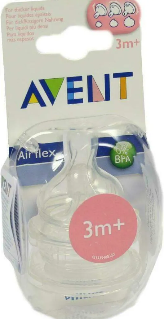 Avent Sauger Airflex Variabel 2x