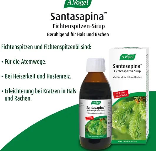 A.Vogel Santasapina ohne Alkohol Rottannen-Sirup 200 ml