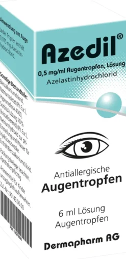 Azedil 0,5 mg Pro ml Lösung 6 ml Augentropfen