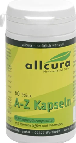 A-Z Kapseln Mit Mineralstoffen und Vitaminen 60 Stück