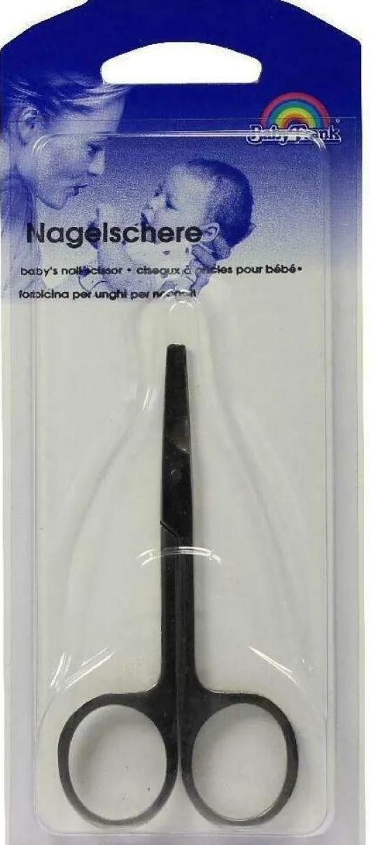 Babyschere 9 cm Gebogen