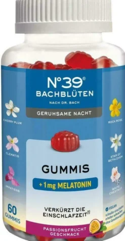 Bachblüten No.39 Emergency+gummies Nacht 60 Stück