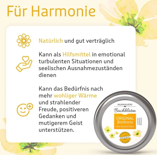 Bachblüten Original Bonbons Nach Dr.Bach 50 G Bonbons