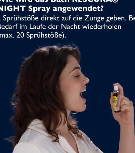 Bachblüten Rescura Night Spray 20 ml alkoholfrei