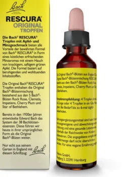 Bach Original Rescura Apfel-Minze 20 ml Tropfen