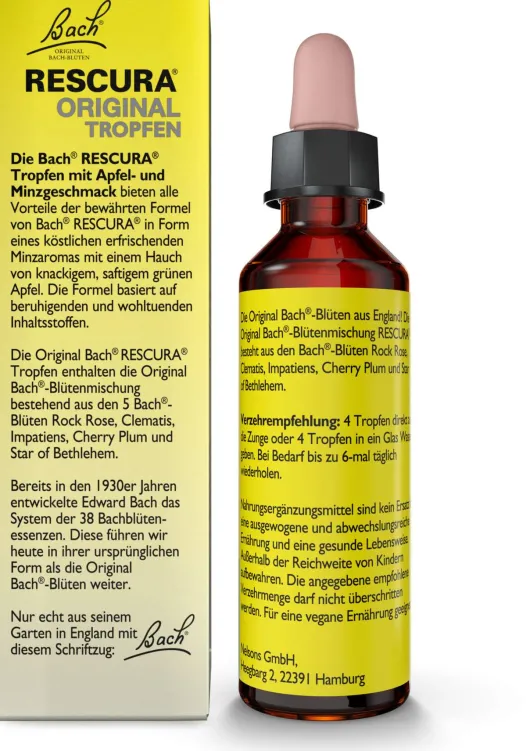 Bach Original Rescura Apfel-Minze 20 ml Tropfen