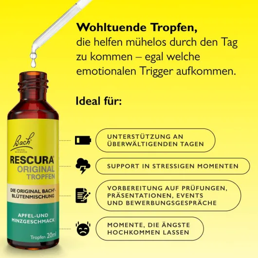 Bach Original Rescura Apfel-Minze 20 ml Tropfen
