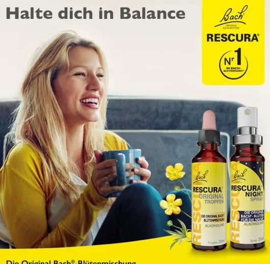 Bach Original Rescura mit Alkohol 20 ml Tropfen