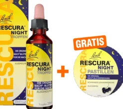 Bach Original Rescura Night alkoholfrei 20 ml Tropfen + gratis Bach Original Rescura Night 50 g