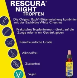Bach Original Rescura Night alkoholfrei Tropfen 10 ml