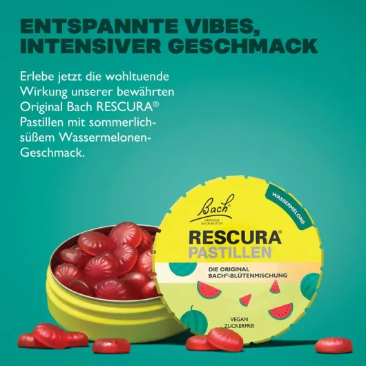 Bach Original Rescura Wassermelone 50 g Pastillen