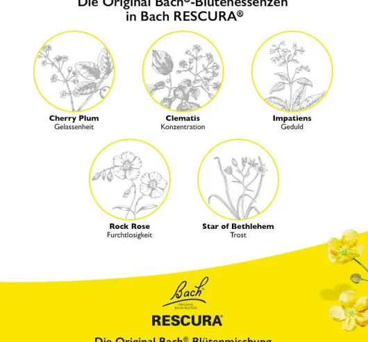 Bach Original Rescura Zitrone 50 g Pastillen
