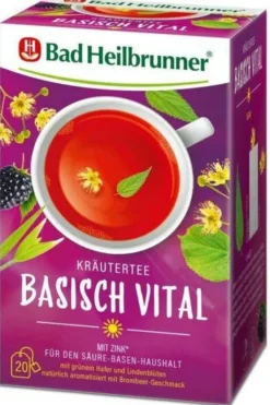 Bad Heilbrunner Basisch Vital Tee 20 Beutel