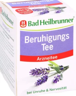 Bad Heilbrunner Beruhigungs Tee Mit Lavendelblüten 8 Filterbeutel