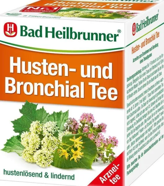 Bad Heilbrunner Tee Husten und Bronchial N 8 Filterbeutel