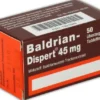 Baldrian Dispert 45 mg 50 überzogene Tabletten