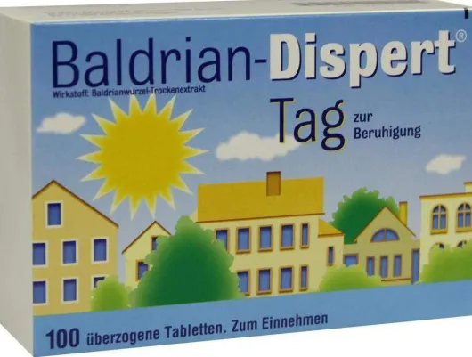 Baldrian Dispert Tag 100 Überzogene Tabletten