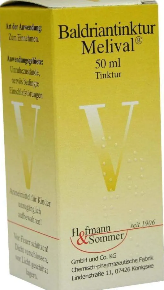 Baldriantinktur Melival 50 ml Tinktur