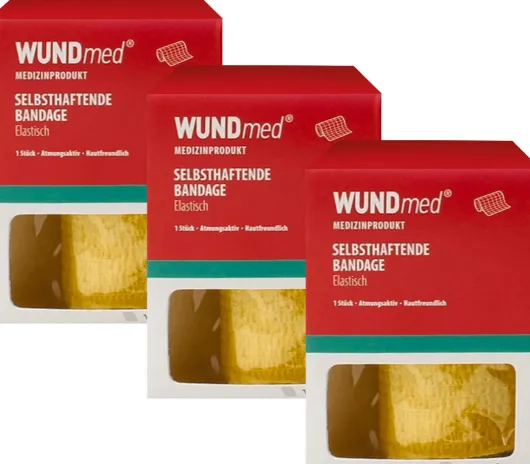 Bandage 3 x selbsthaftend 5 cm x 4,5 m farblich sortiert