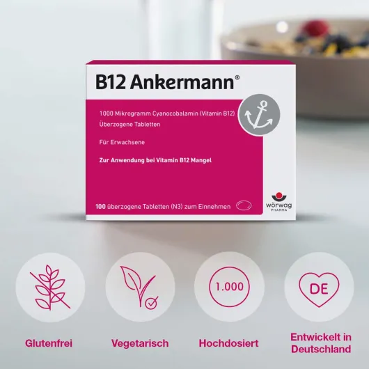 B12 Ankermann 2 x 100 überzogene Tabletten