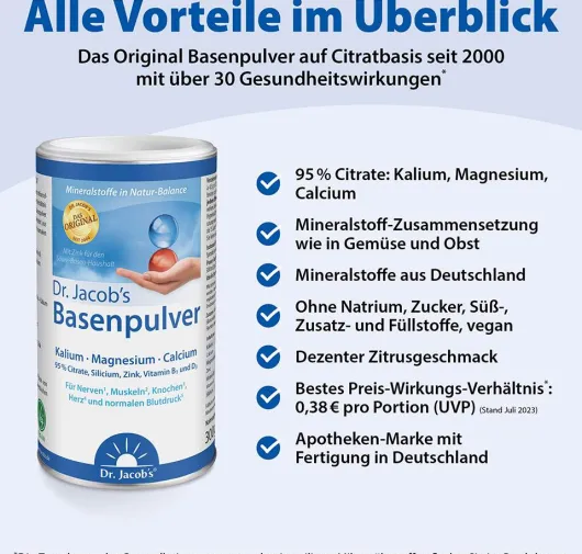 Basenpulver Dr. Jacobs 300 G Pulver