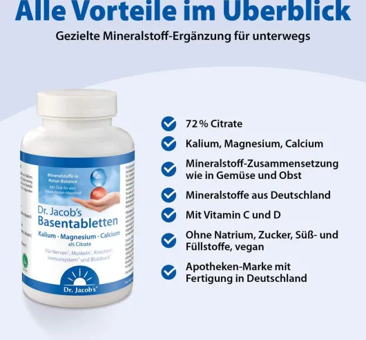 Basentabletten Dr.Jacob s 250 Tabletten