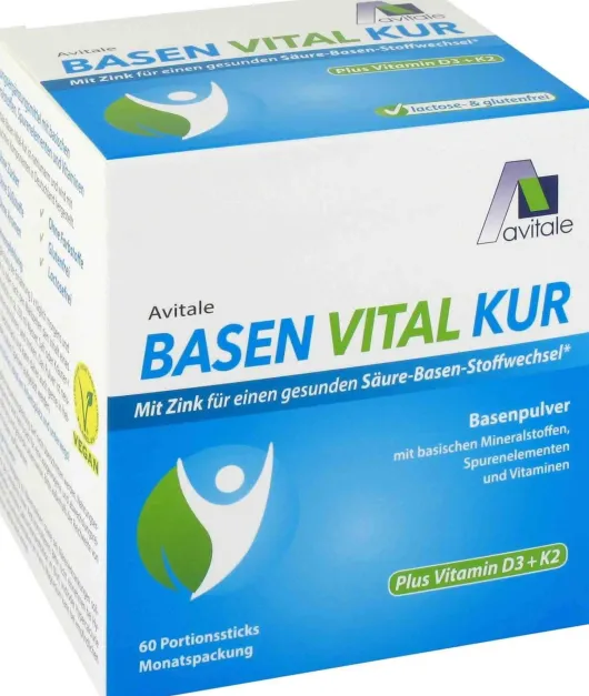 Basen Vital Kur plus Vitamin D3 + K2 60 Portionsticks