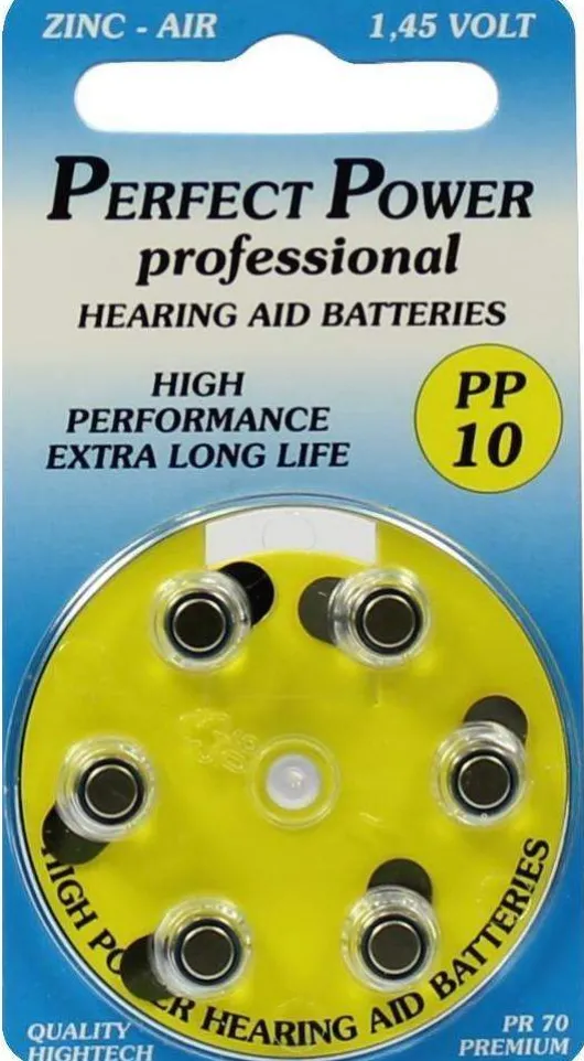 Batterien F.Hörgeräte Power Pp 10