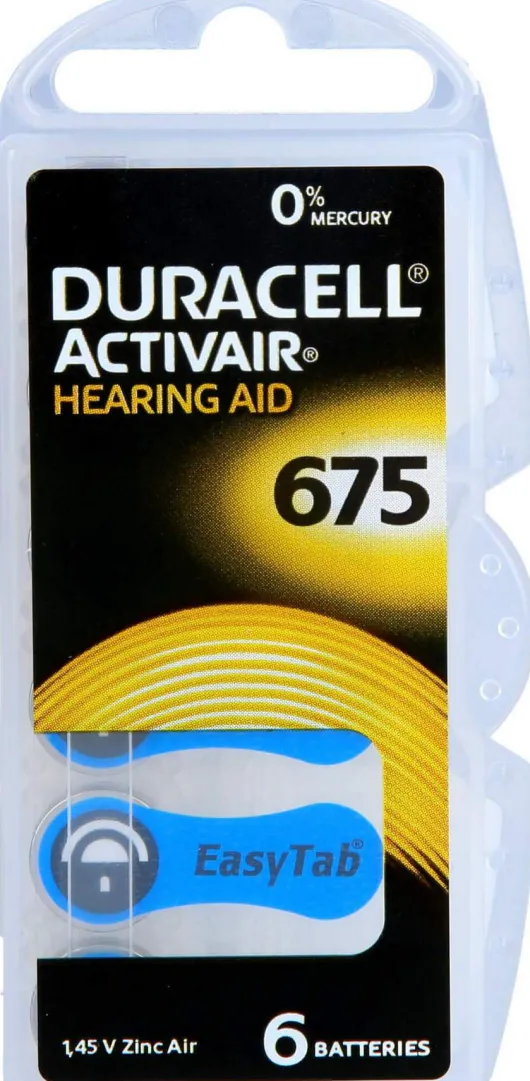 Batterien Für Hörgeräte Duracell 675