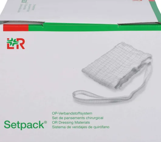 Bauchtuch Lite 8x90cm 4fach Steril Weiß Röntgenkontrast