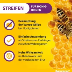 Bayvarol 3,6 mg Streifen für Honigbienen 5 x 4 Strips