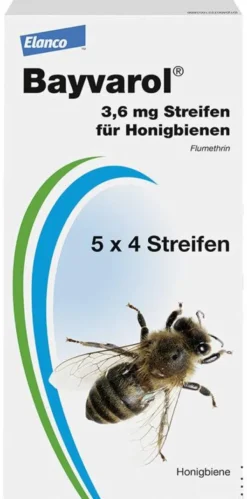 Bayvarol 3,6 mg Streifen für Honigbienen 5 x 4 Strips