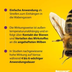 Bayvarol 3,6 mg Streifen für Honigbienen 5 x 4 Strips