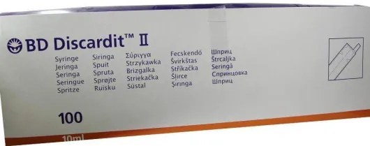 Bd Discardit II Spritze 80 X 20 ml