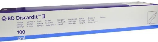 Bd Discardit II 100 X 2 ml Spritzen