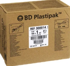 Bd Plastipak Tuberkulinspritze 0,50x60 Mit Aufg. Kanüle