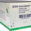 Bd Vacutainer Safety Lok 21 G 18 cm Blutentnahme Set 50 Kanüle