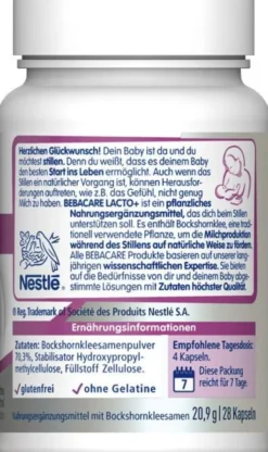 Bebecare Lacto+ Bockshornklee 12 Kapseln