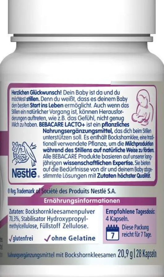 Bebecare Lacto+ Bockshornklee 12 Kapseln