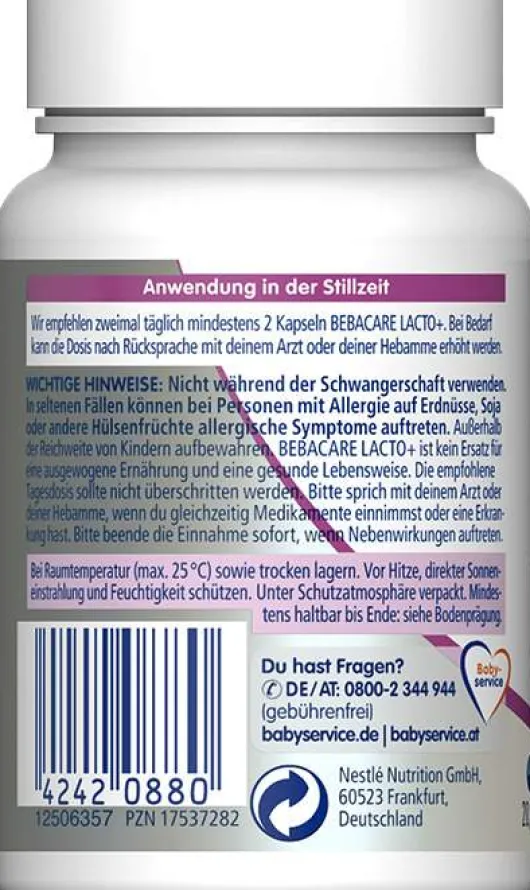 Bebecare Lacto+ Bockshornklee 12 Kapseln