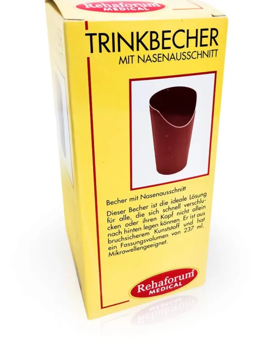 Becher Mit Nasenausschnitt Hellblau 1 Stück