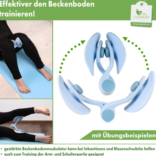 Beckenboden und Hüfttrainer blau Vital Comfort 1 Stück