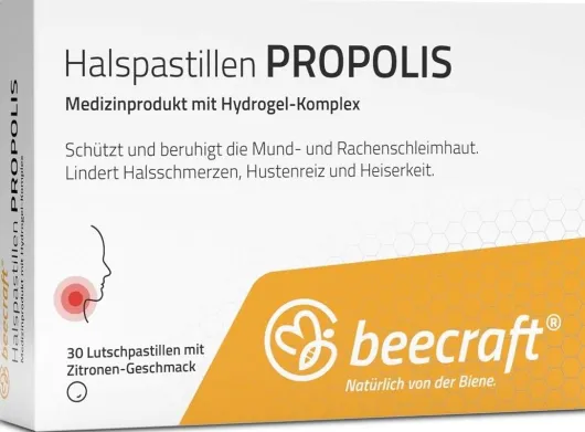 Beecraft Halspastillen Propolis 30 Stück
