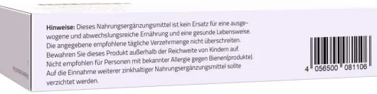 Beecraft Propolis Kapseln Plus 10 mg Zink 30 Stück