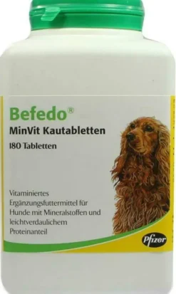 Befedo Minvit Kautabletten Für Hunde 180 Kautabletten