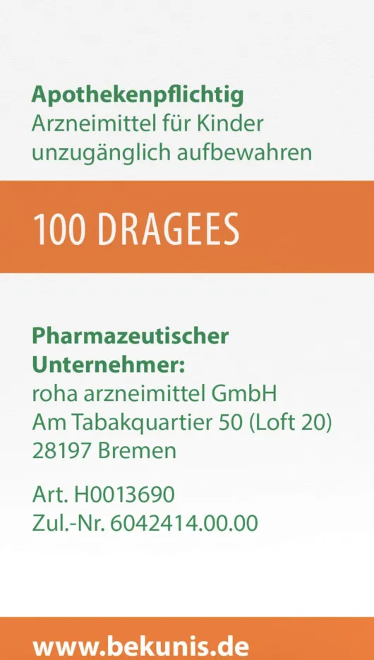 Bekunis Dragees Bisacodyl 5 mg 100 magensaftresistente Tabletten
