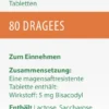 Bekunis Dragees Bisacodyl 5 mg 80 Magensaftresistente Tabl.