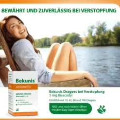 Bekunis Dragees Bisacodyl 5 mg 80 Magensaftresistente Tabl.