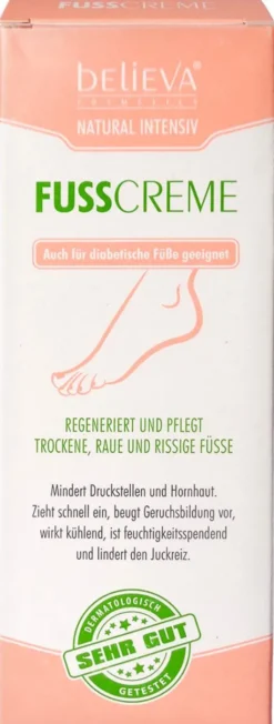 Believa Natural Intensiv Fußpflegecreme 100ml